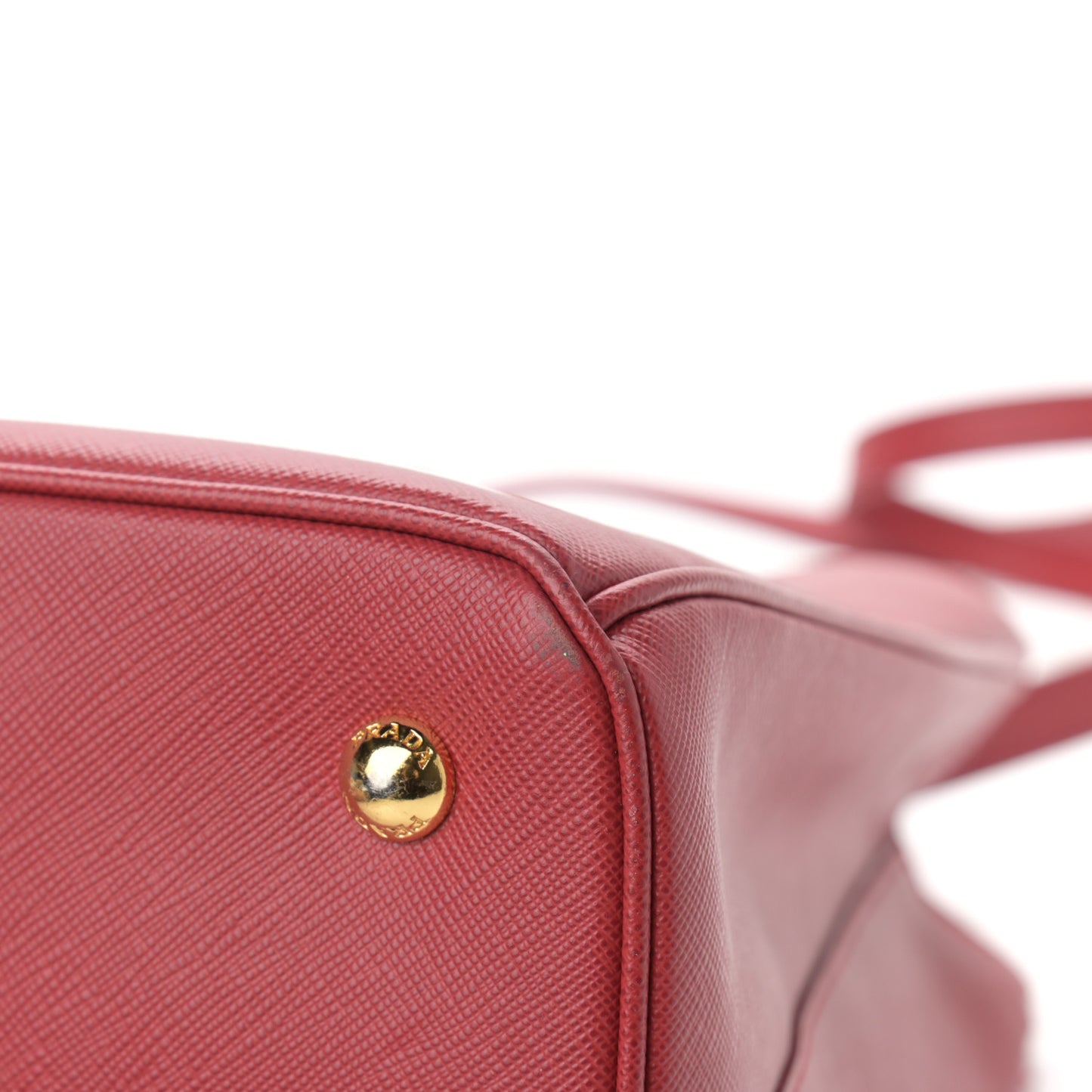 Saffiano Medium Galleria Double Zip Tote Fuoco