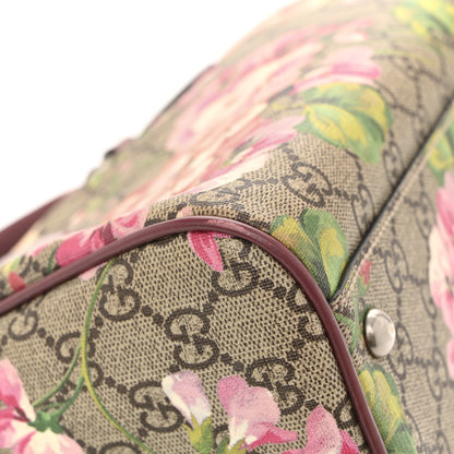 Gucci GG Supreme Monogram Blooms Small Boston Beige Multicolor Dry Rose 13 of 13