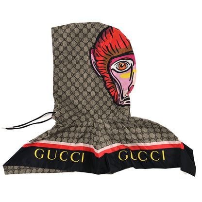 Gucci Polyamide GG Monogram Monkey Rain Hood 3 of 4