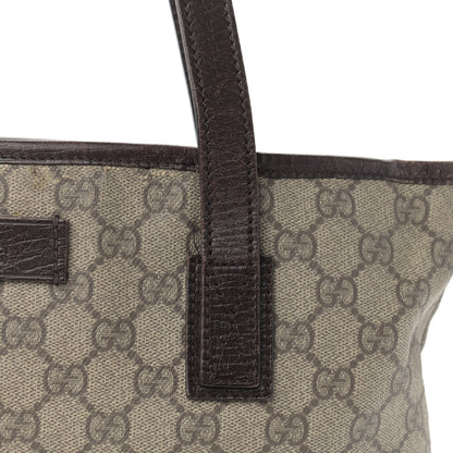 Gucci GG Supreme Monogram Small Joy Tote Dark Brown 10 of 16
