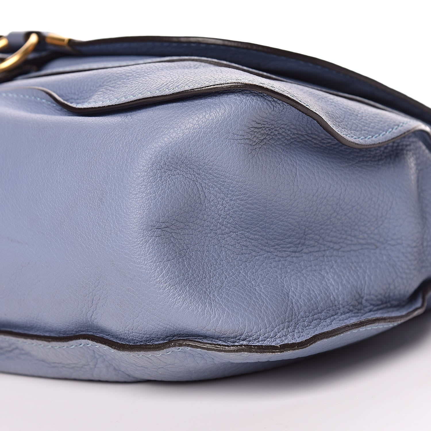 Chloe Calfskin Medium Marcie Satchel Street Blue 10 of 10