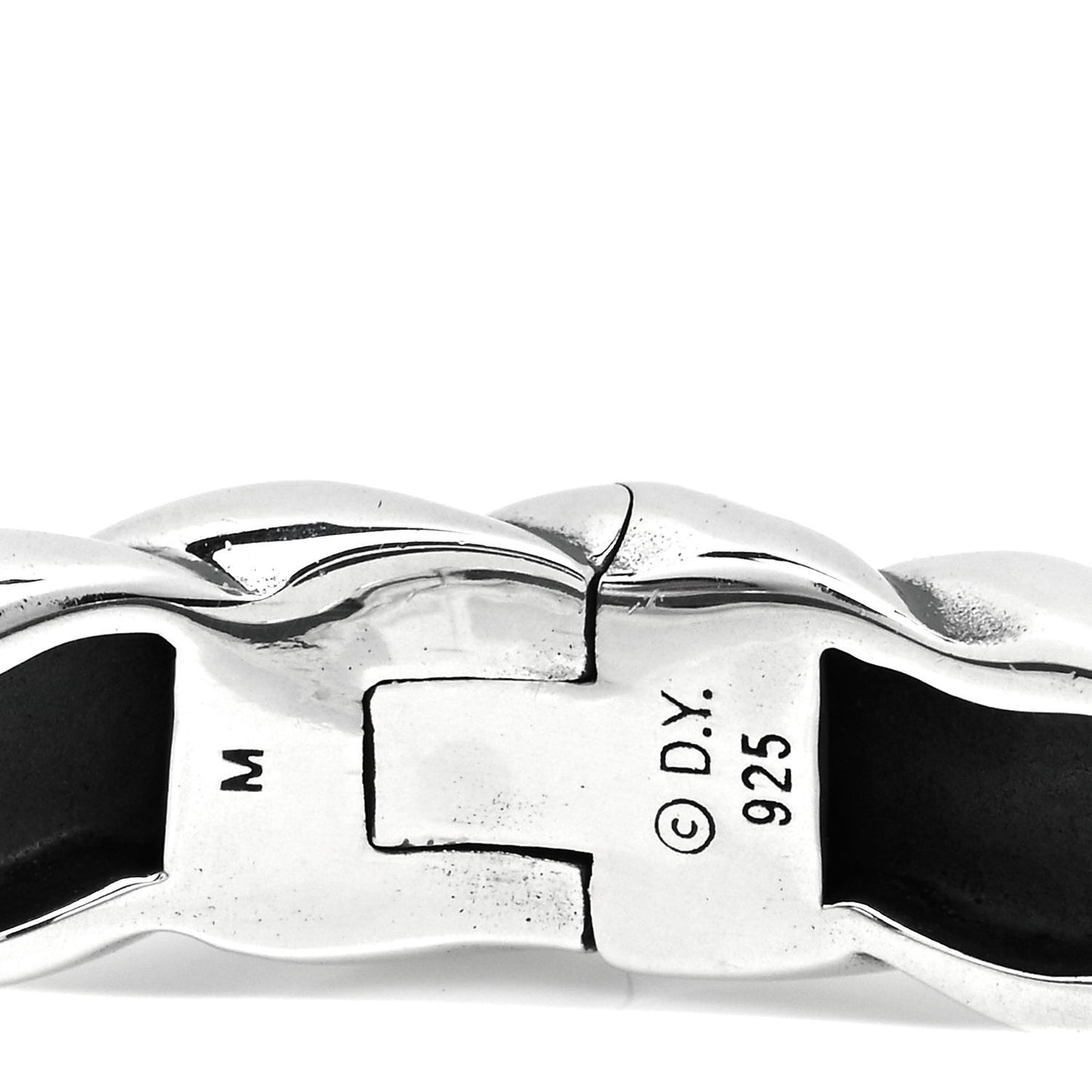 Sterling Silver Woven Cable Hinge Bracelet