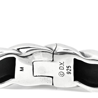 David Yurman Sterling Silver Woven Cable Hinge Bracelet 3 of 3