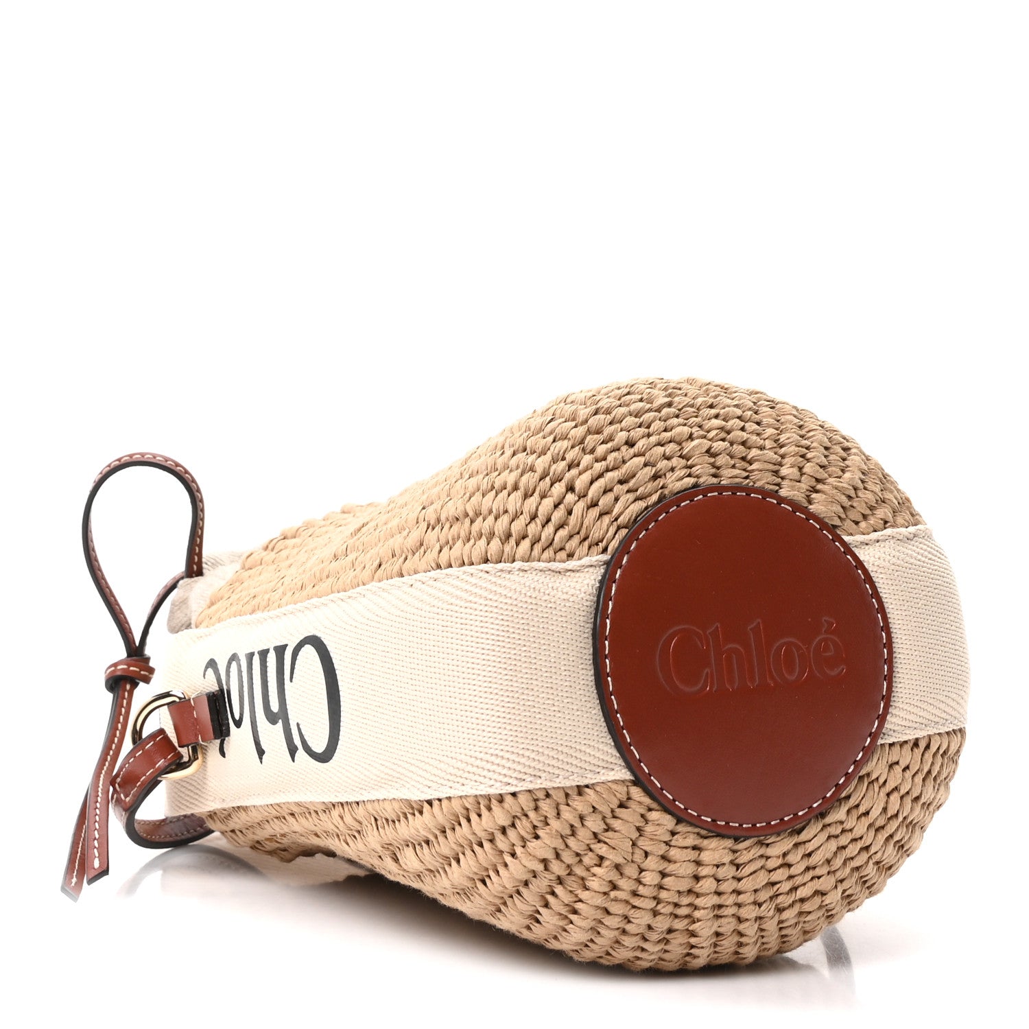 Chloe Natural Woven Fiber Small Woody Basket 7 of 19