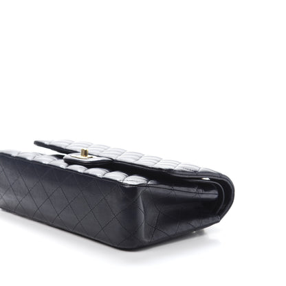 Chanel Lambskin Quilted Medium Double Flap Navy 12 of 13