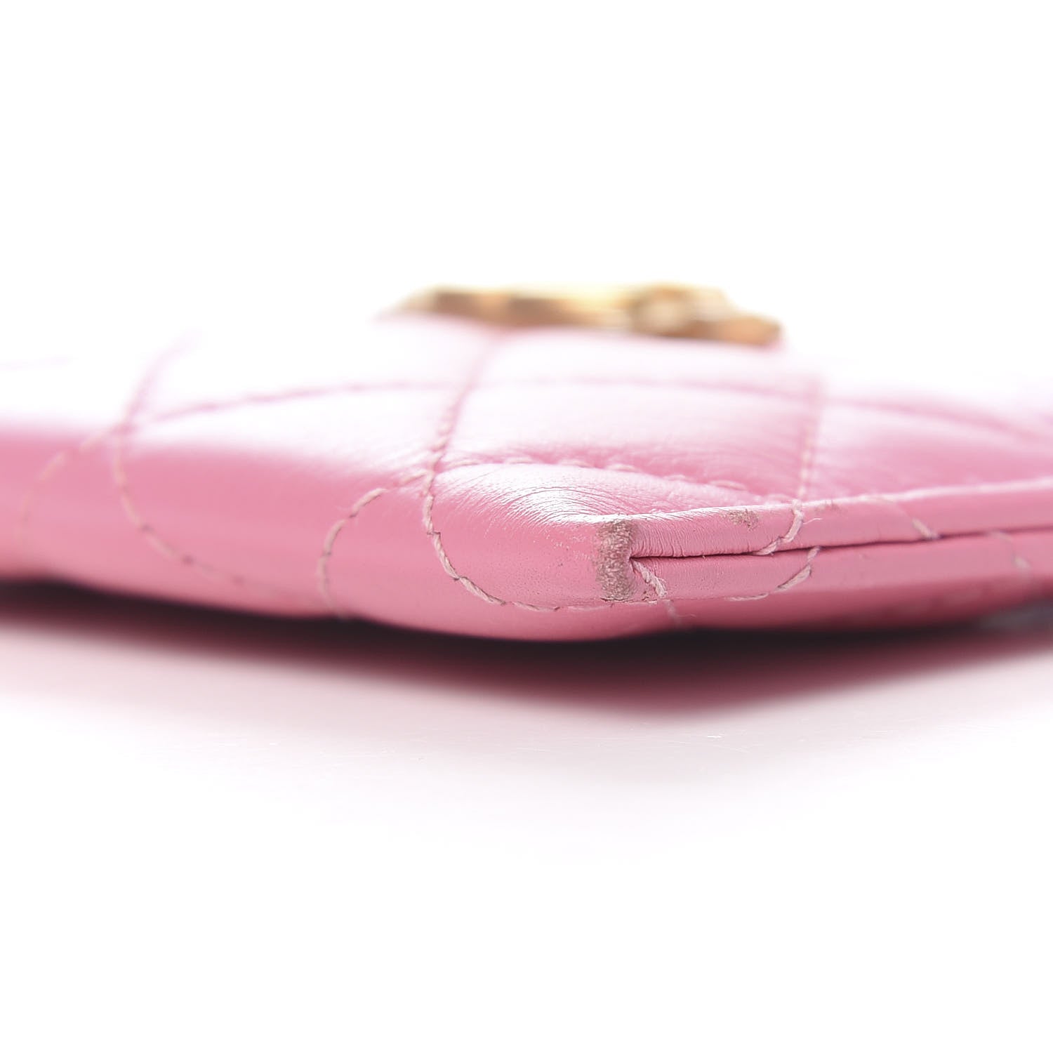 Chanel Lambskin Quilted Boy Card Holder Pink 10 of 12
