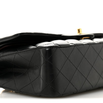 Chanel Lambskin Quilted Medium Double Flap Black 9 of 12