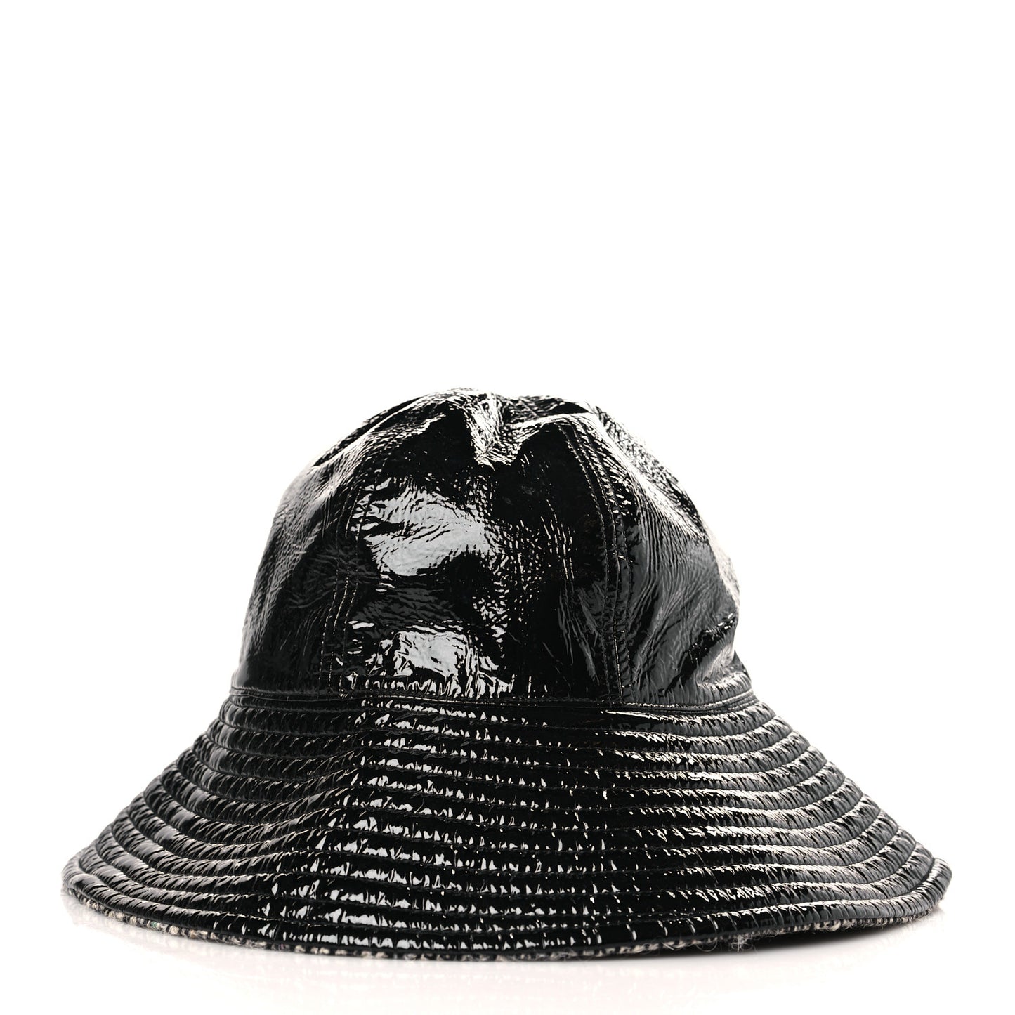 Vinyl Tweed Bucket Hat 58 Black