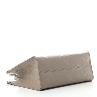 Louis Vuitton Empreinte Monogram Giant Onthego MM Tourterelle 4 of 9