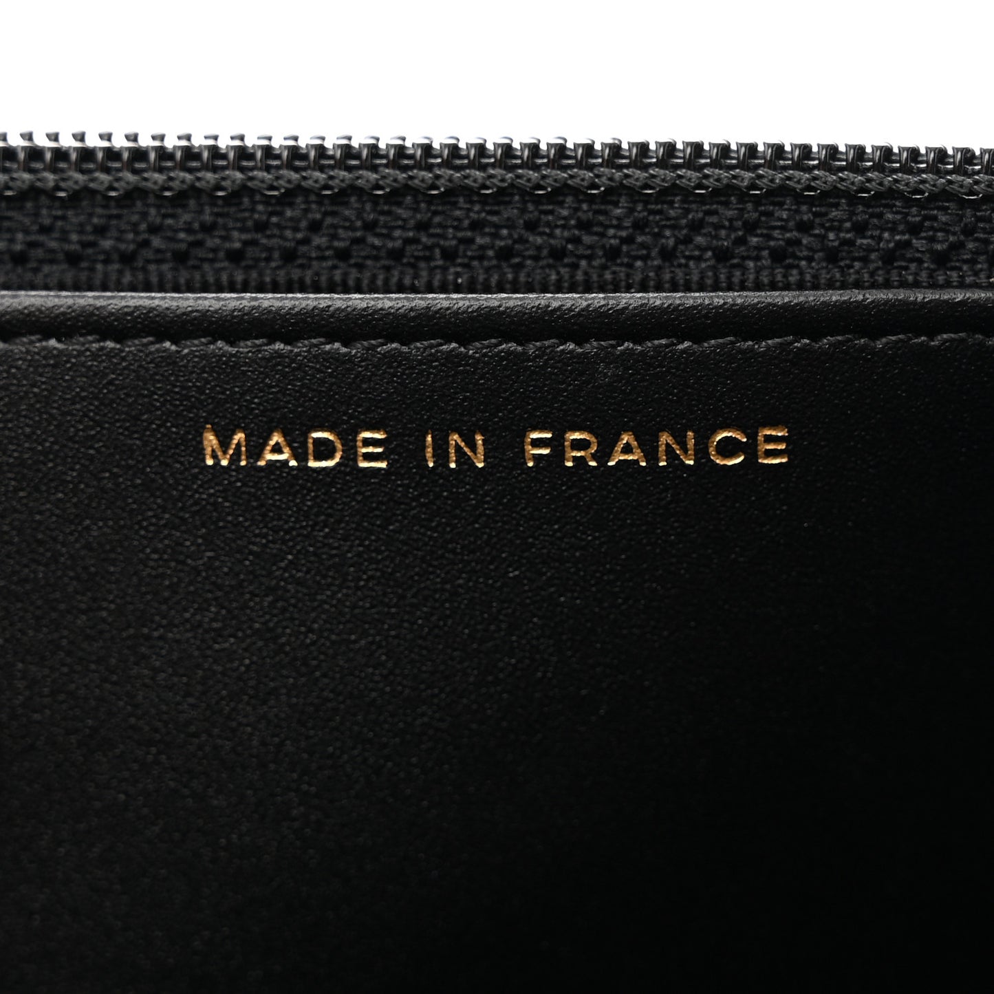 Aged Calfskin Lucky Charms Casino 2.55 Reissue Wallet on Chain WOC Black
