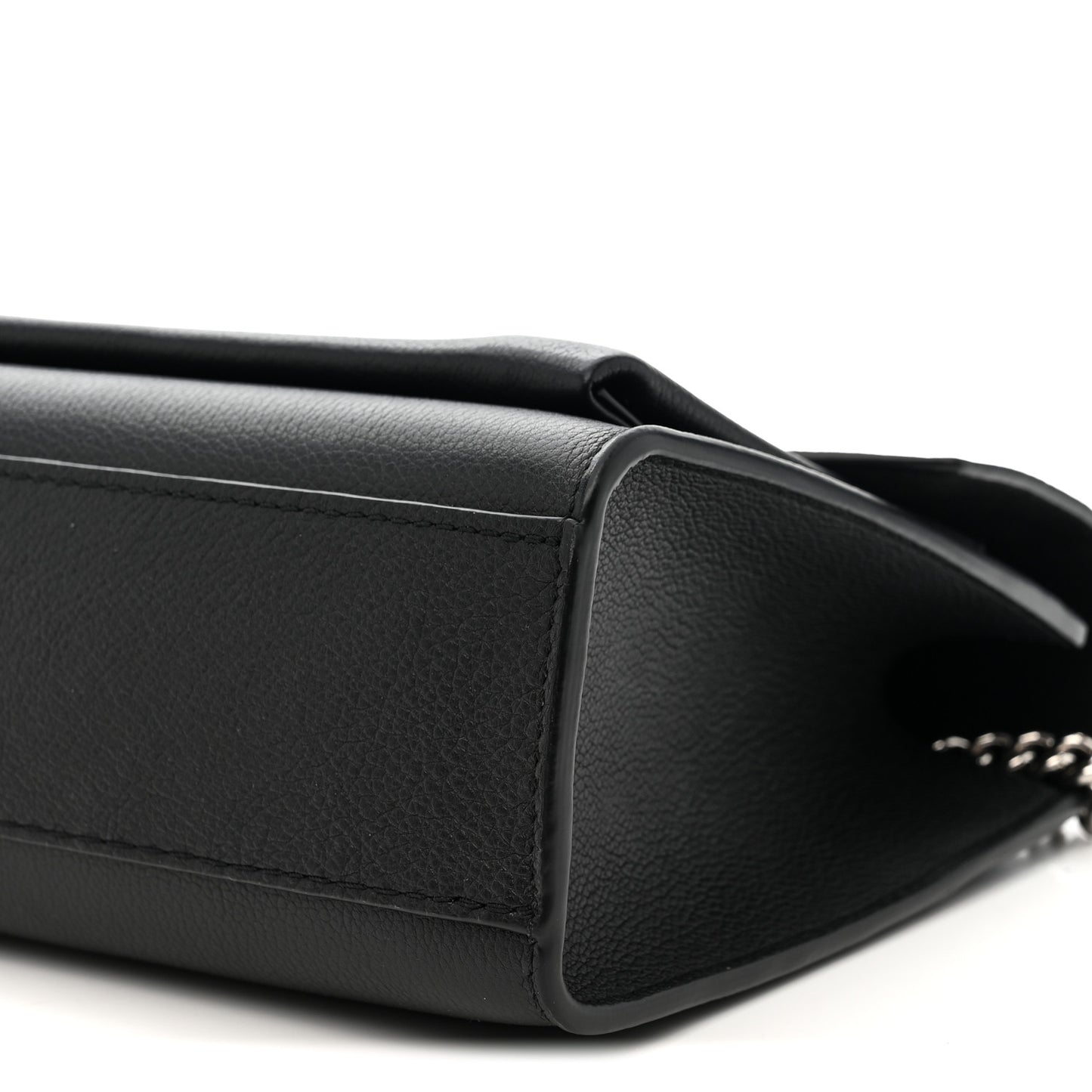 Soft Calfskin Mylockme Chain Bag BB Black