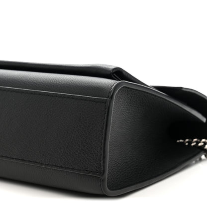 Louis Vuitton Soft Calfskin Mylockme Chain Bag BB Black 9 of 10