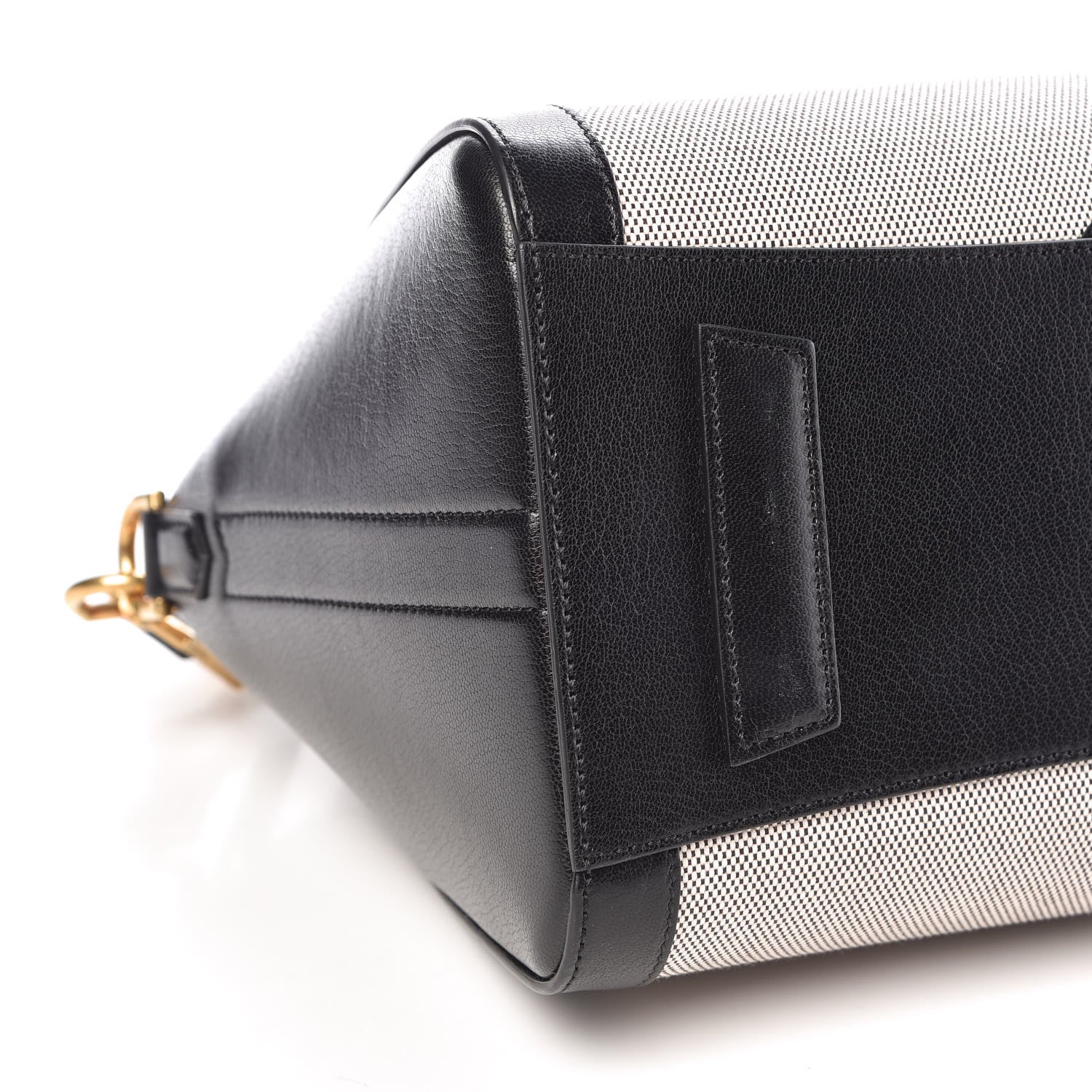 Givenchy Canvas Sugar Goatskin Striped Small Antigona Black 9 of 12