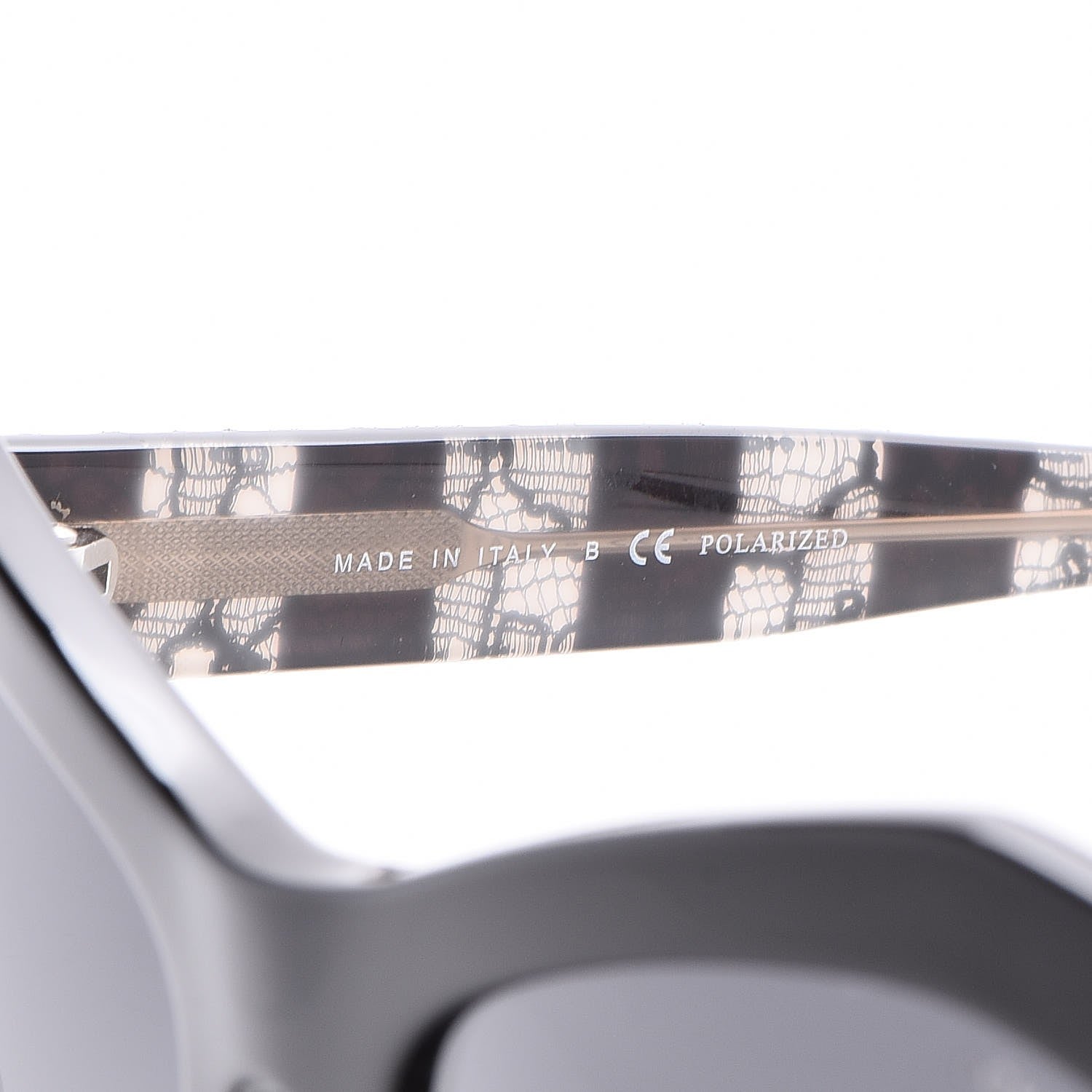 Chanel Lace Effect Sunglasses 5296-A Black 6 of 8