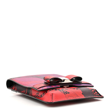 Salvatore Ferragamo Printed Calfskin Vara Bow Phone Holder Multicolor 4 of 12