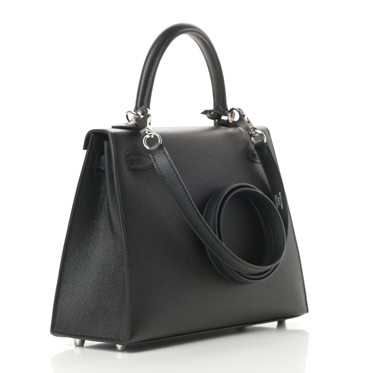 Hermes Epsom Kelly Sellier 25 Black 3 of 11