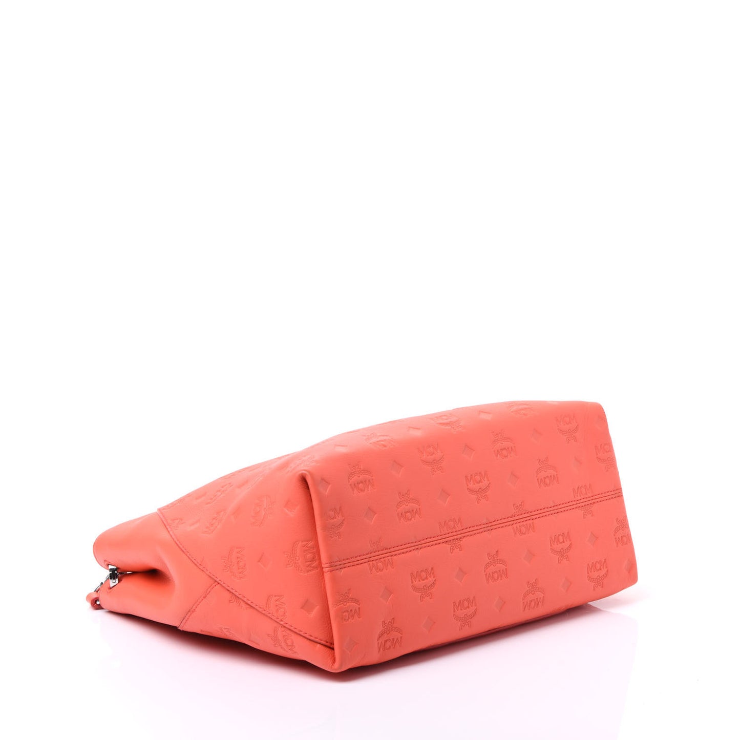 Calfskin Ottomar Monogram Medium Klara Hobo Hot Coral