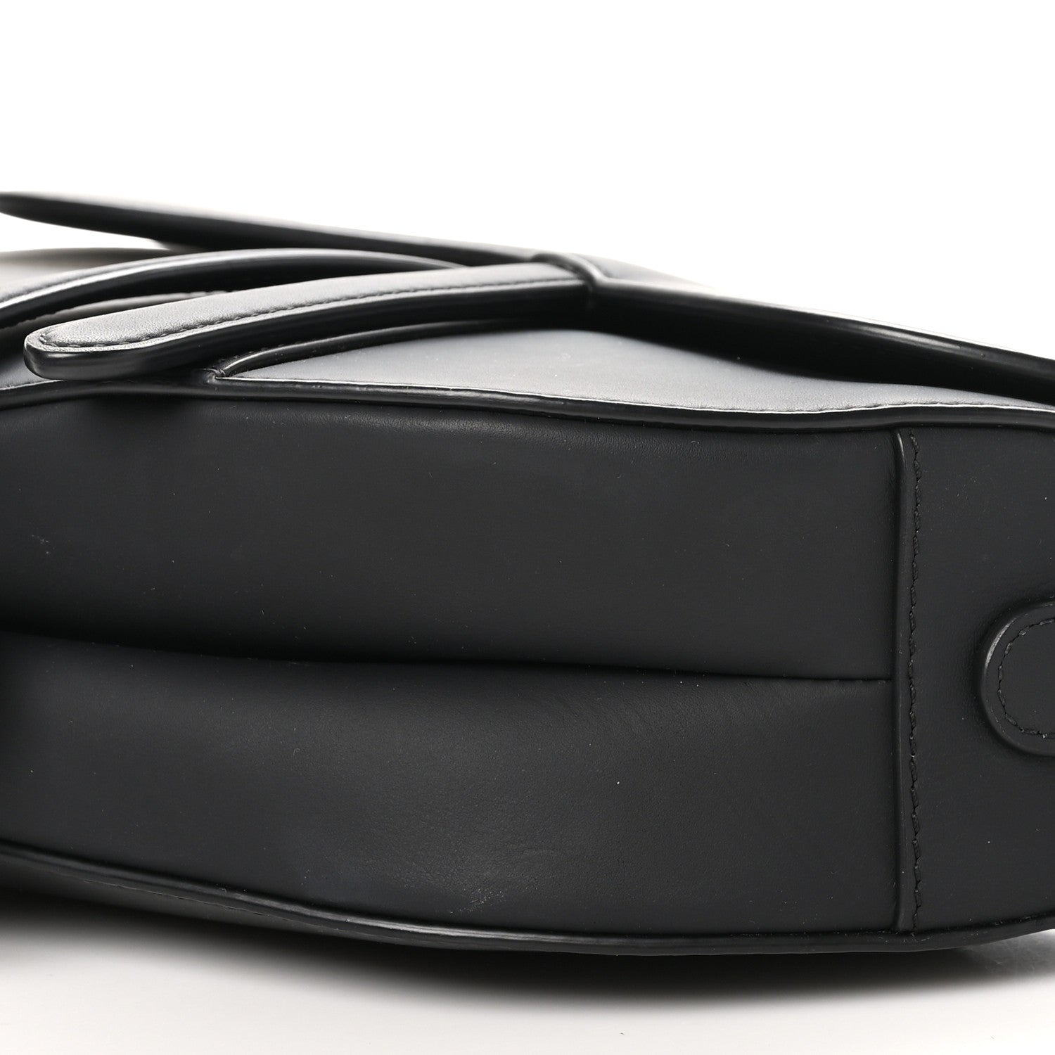 Christian Dior Ultra Matte Calfskin Saddle Bag Black 10 of 10