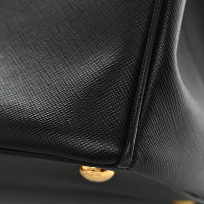 Prada Saffiano Lux Medium Galleria Double Zip Tote Black 9 of 11