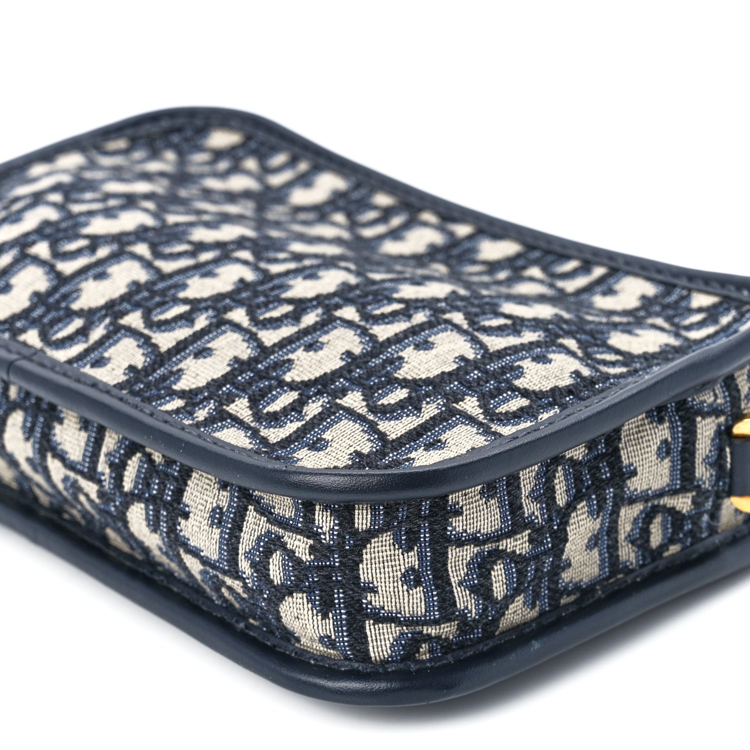 Christian Dior Oblique Diorquake Clutch Blue 11 of 11