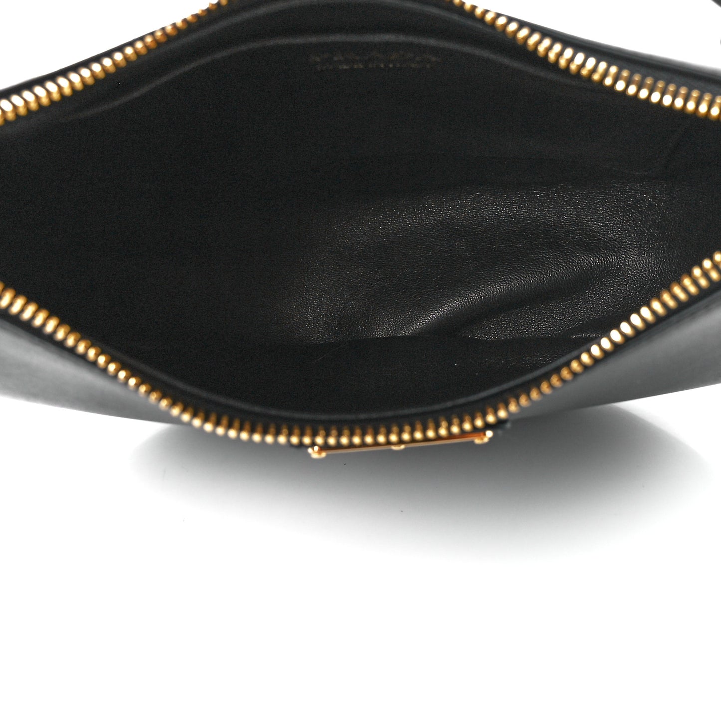 Soft Calfskin Arque Shoulder Bag Black