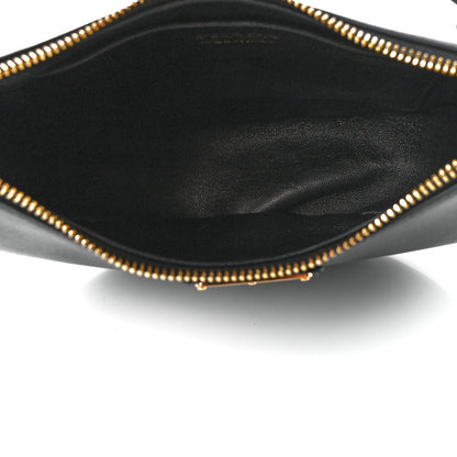 Prada Soft Calfskin Arque Shoulder Bag Black 5 of 12