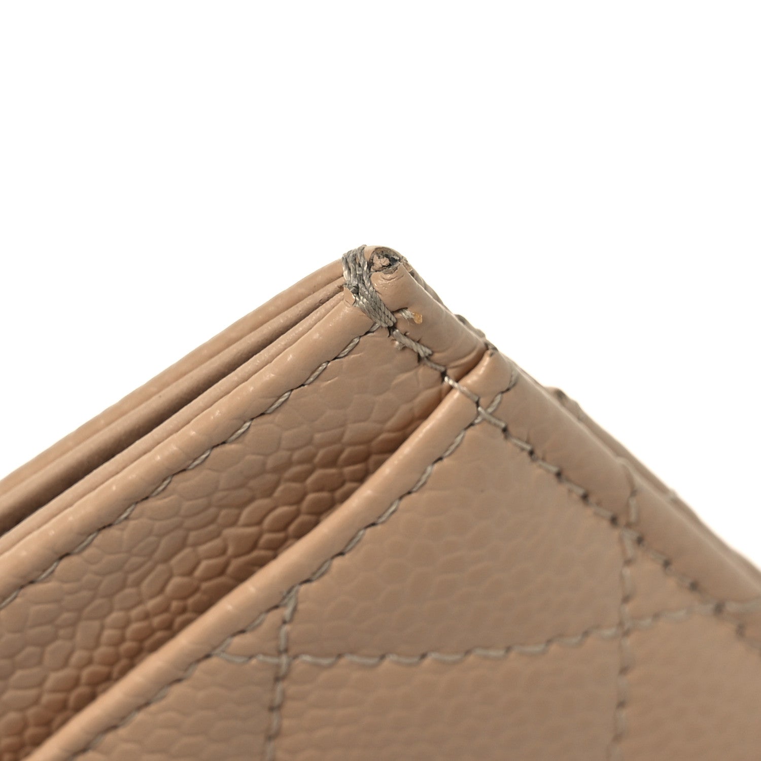 Chanel Caviar Quilted Card Holder Beige 11 of 14