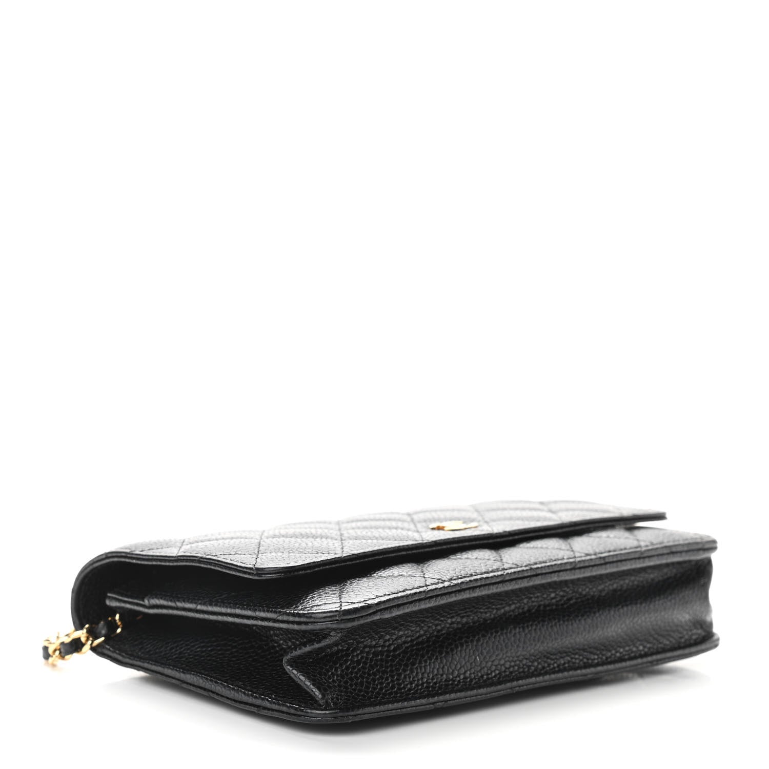 Chanel Caviar Quilted Wallet On Chain WOC Black 4 of 12