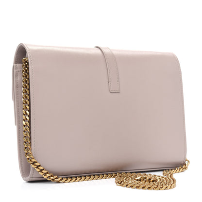 Saint Laurent Smooth Calfskin Monogram Medium Sulpice Shoulder Bag Light Natural 2 of 12