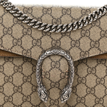 Gucci GG Supreme Monogram Small Dionysus Shoulder Bag Taupe 8 of 12