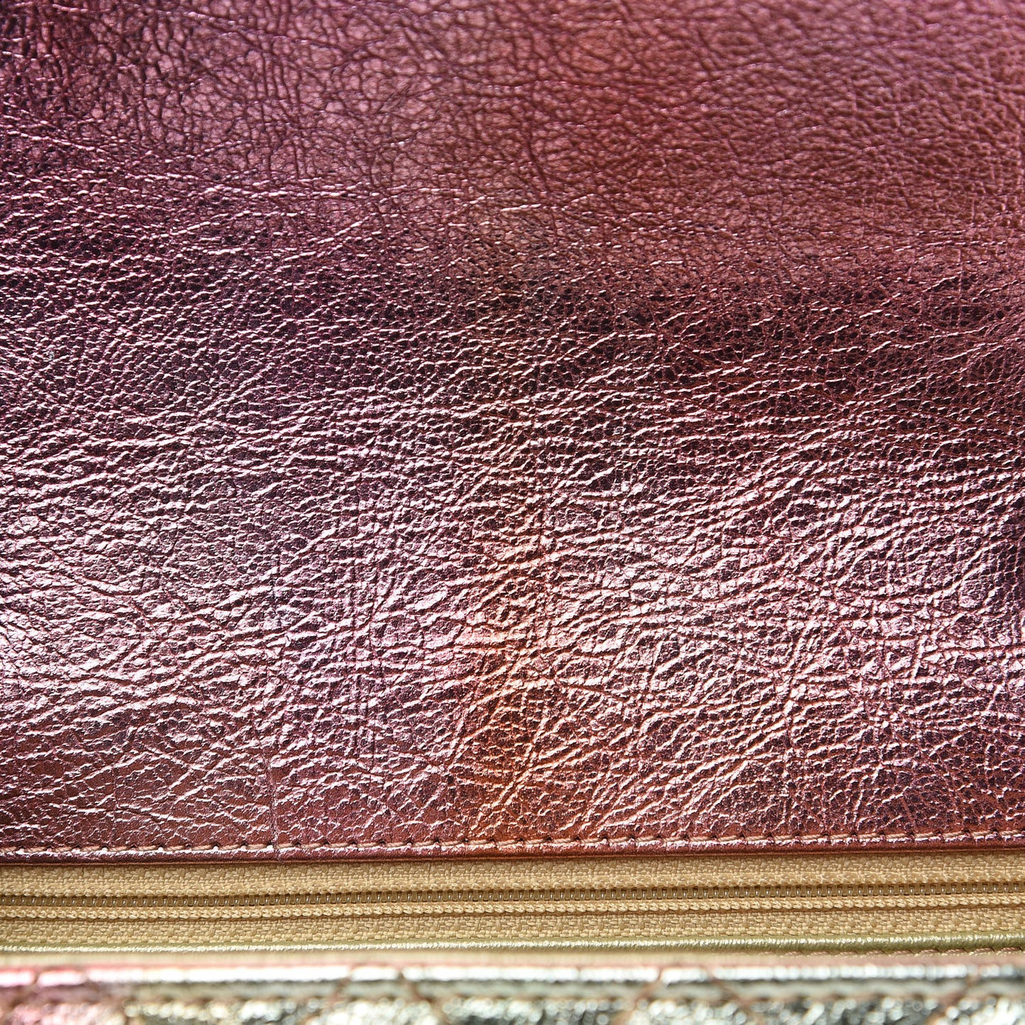 Metallic Goatskin Quilted Mini 2.55 Reissue Flap Multicolor