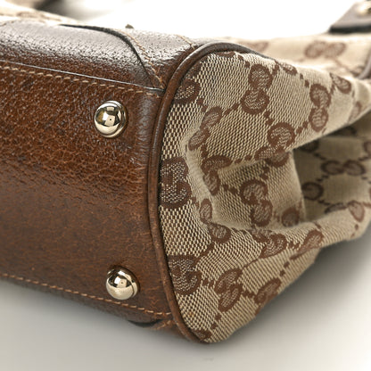 Gucci Monogram Calfskin Large Bardot Shoulder Bag Brown 10 of 10