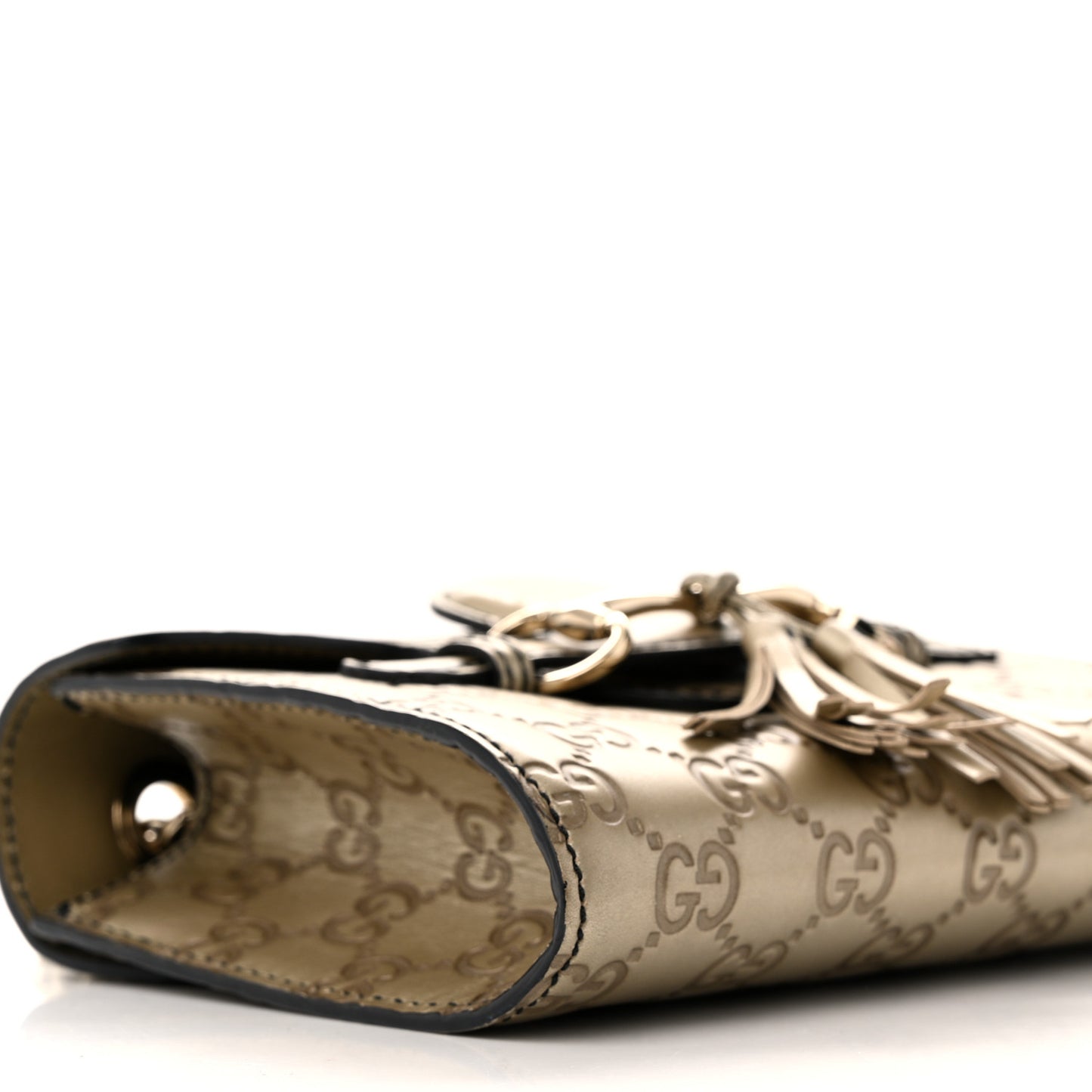 Guccissima Mini Emily Shoulder Bag Gold