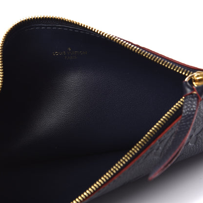 Louis Vuitton Empreinte Felicie Chain Wallet Zippered Insert Marine Rouge 4 of 8