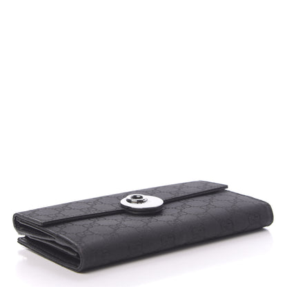 Gucci Monogram Eclipse Continental Wallet Black 4 of 7