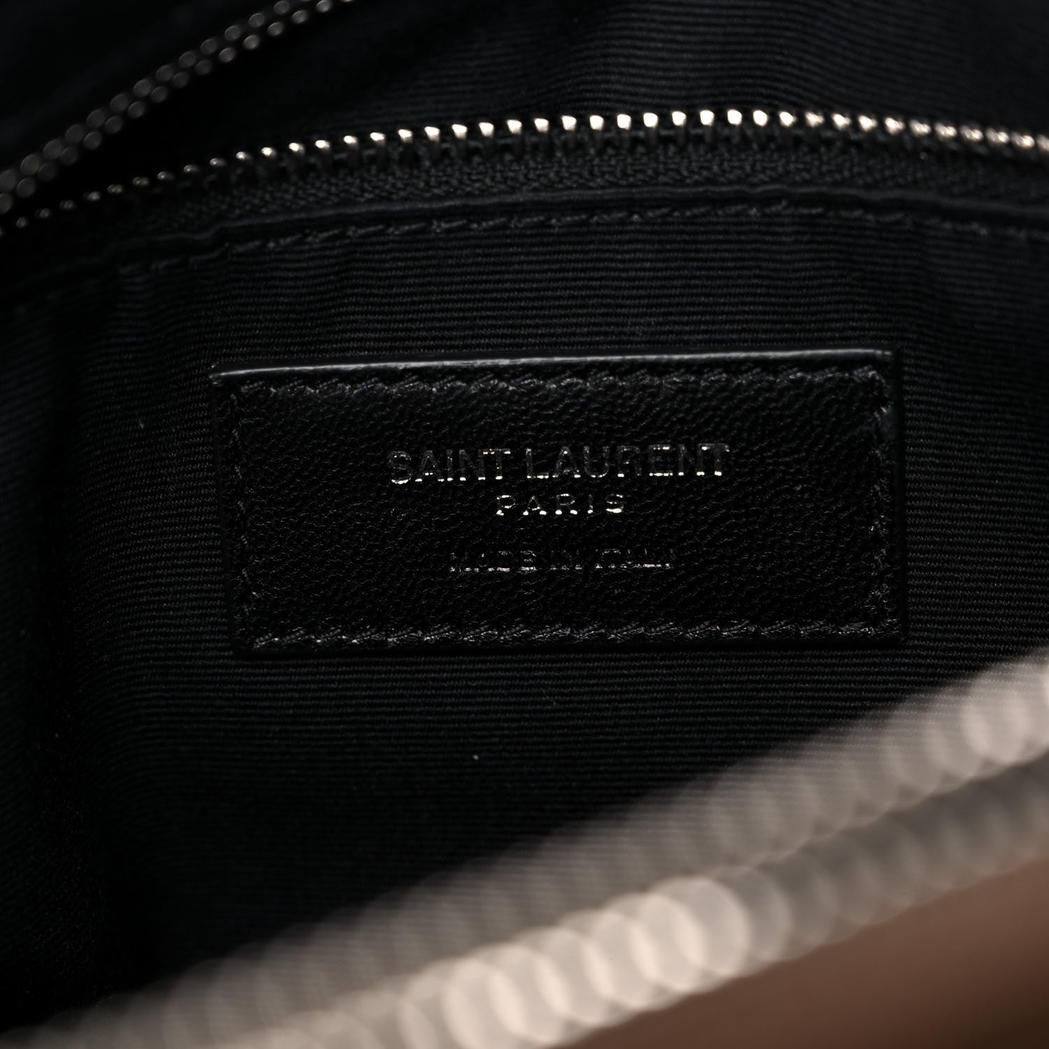 Saint Laurent Calfskin Y Quilted Monogram Medium Loulou Chain Satchel Taupe 12 of 17
