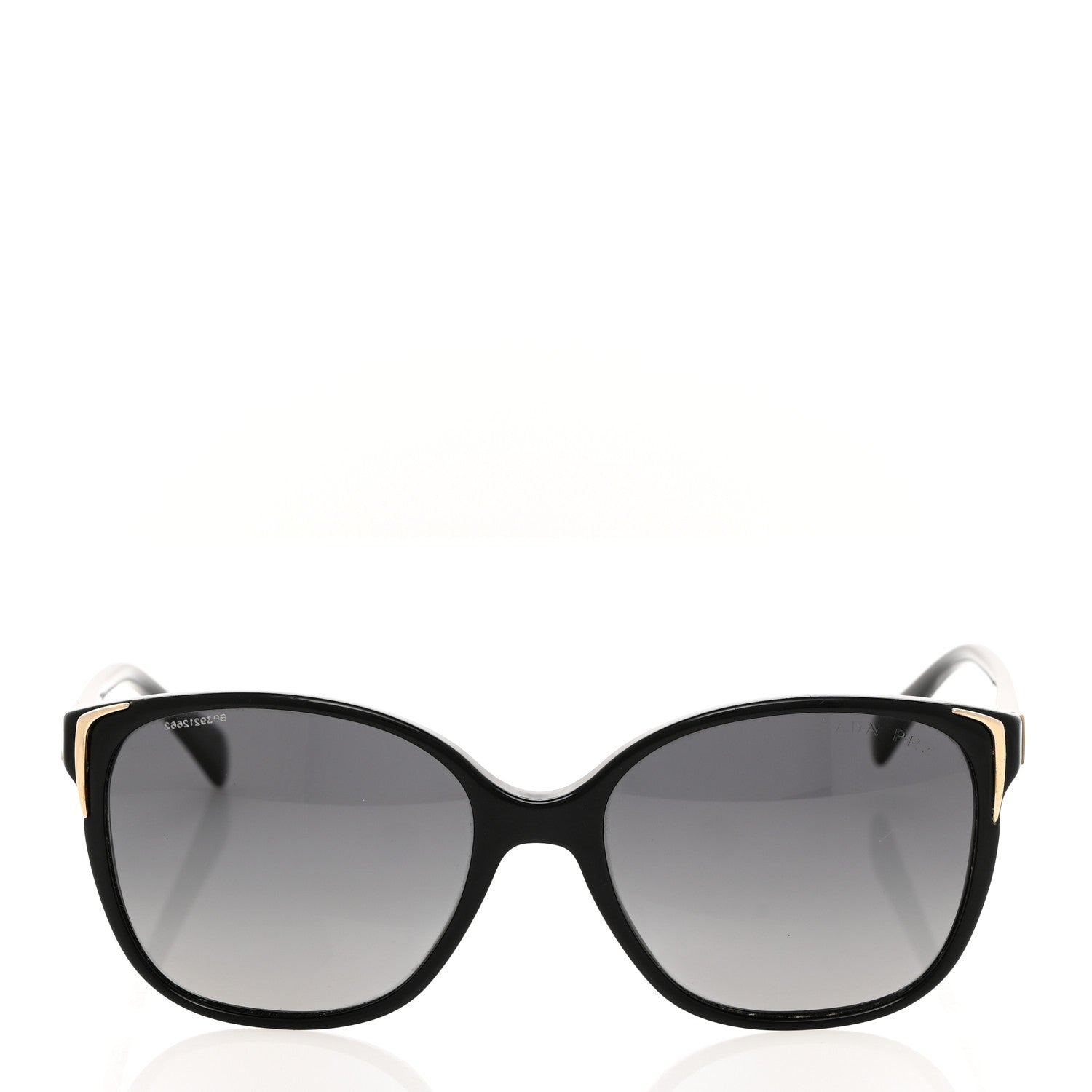 Prada Acetate Sunglasses SPR 01O Black 2 of 7