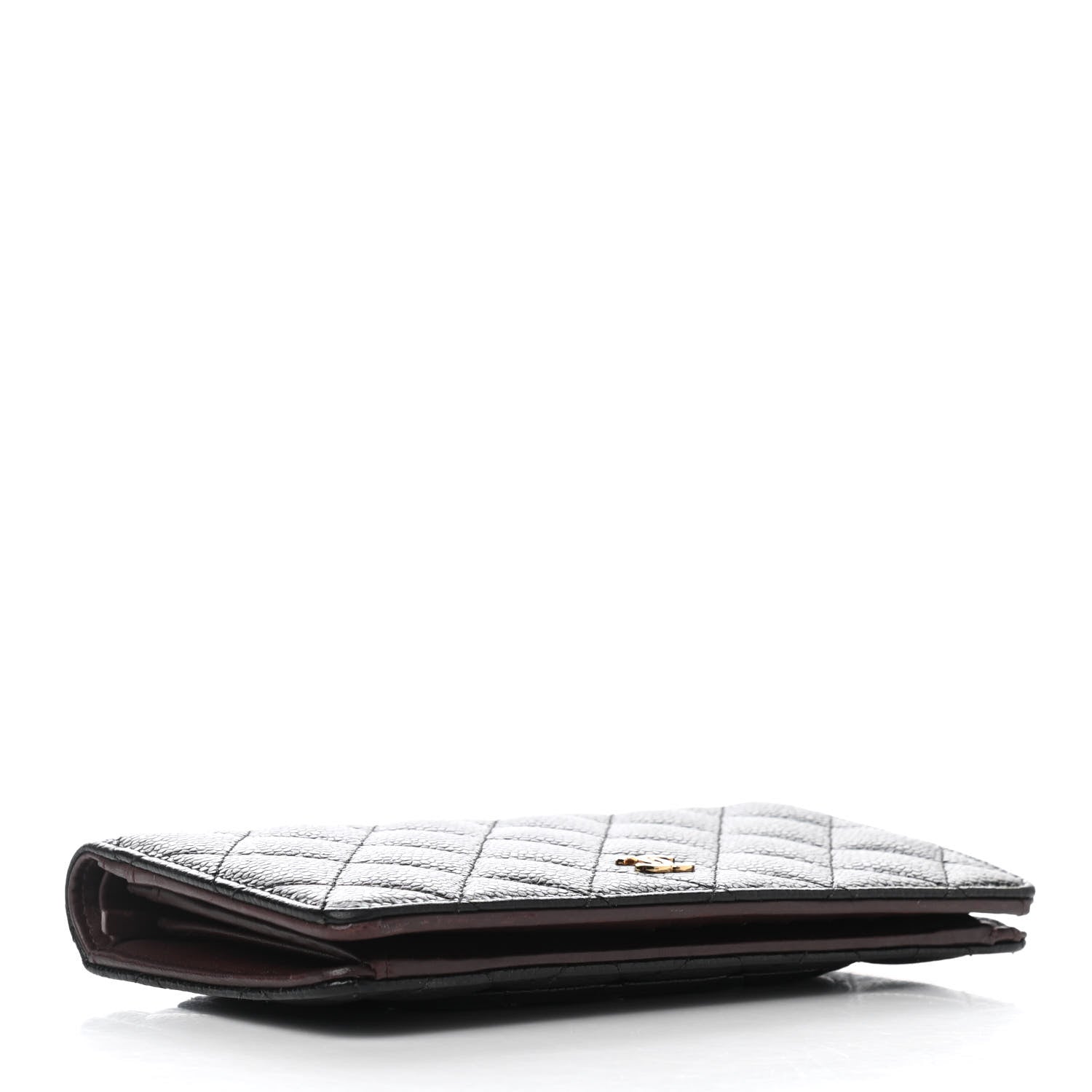 Chanel Caviar Quilted Yen Wallet Black 4 of 13