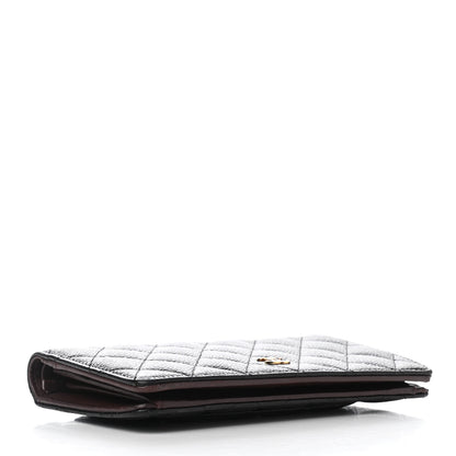 Chanel Caviar Quilted Yen Wallet Black 4 of 13