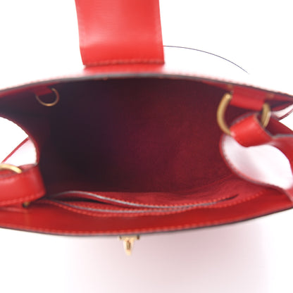 Louis Vuitton Epi Cluny Castillan Red 5 of 10