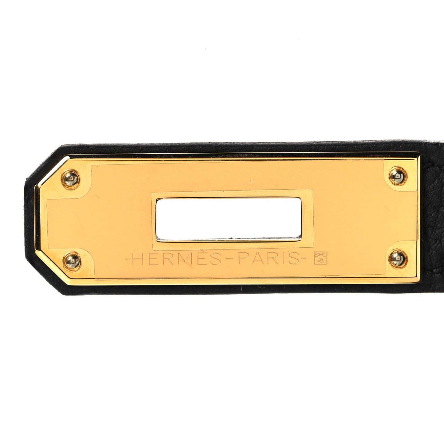 Togo Matte Alligator Kelly Retourne Touch 28 Black