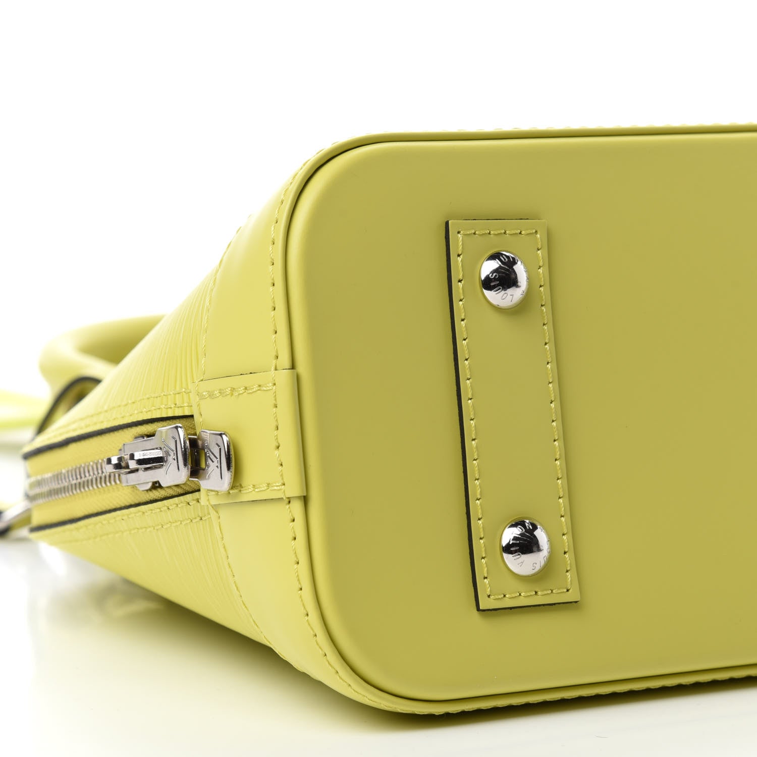 Louis Vuitton Epi Jacquard Alma BB Yellow Citron 6 of 11
