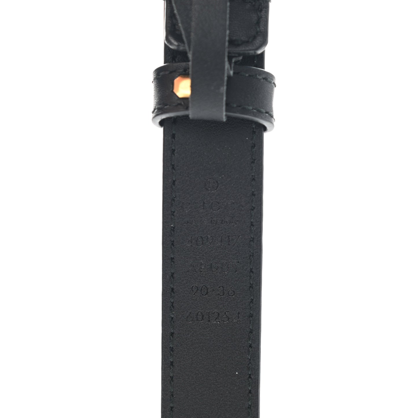 Calfskin Double G 20mm Belt 90 36 Black