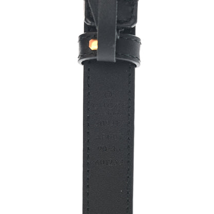 Gucci Calfskin Double G 20mm Belt 90 36 Black 3 of 5