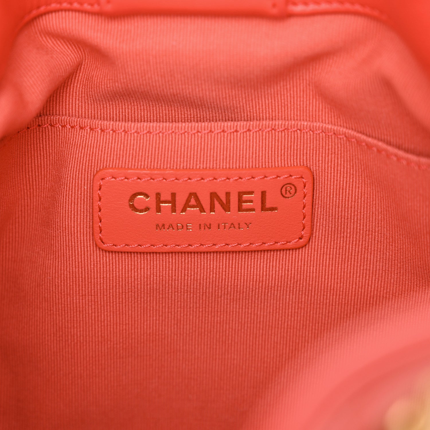 Chanel Lambskin Resin Quilted Small Pearl Samba Bucket Bag Dark Pink 6 of 10