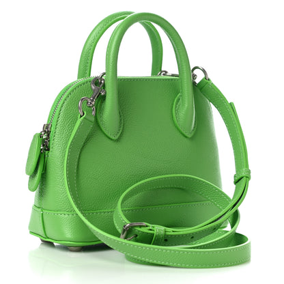Balenciaga Grained Calfskin XXS Ville Top Handle Bag Light Green Fuchsia 3 of 9
