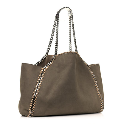 Stella McCartney Shaggy Deer Falabella Reversible Tote Clotted Cream 12 of 19