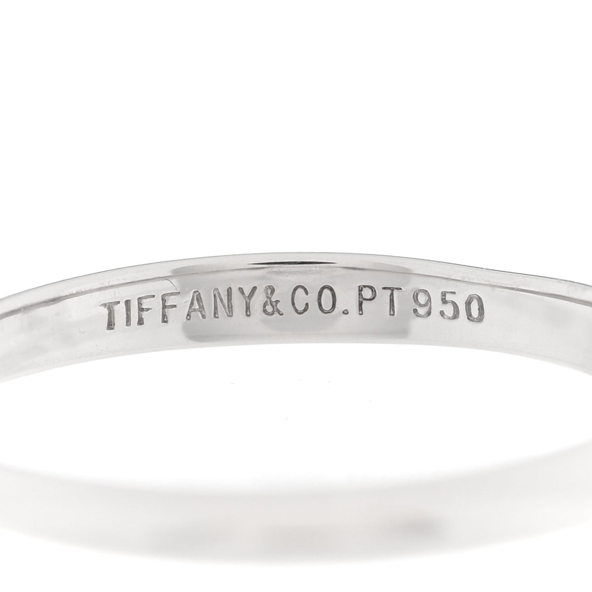 Tiffany Platinum Diamond .25ct Solitaire Engagement Ring 51 5.75 5 of 5