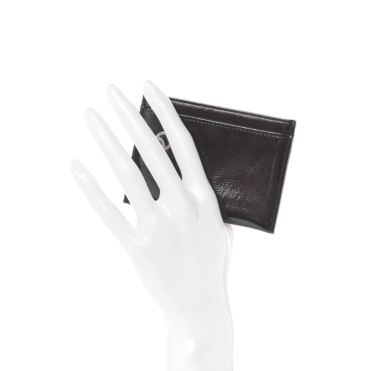 Patent Card Holder Case Black