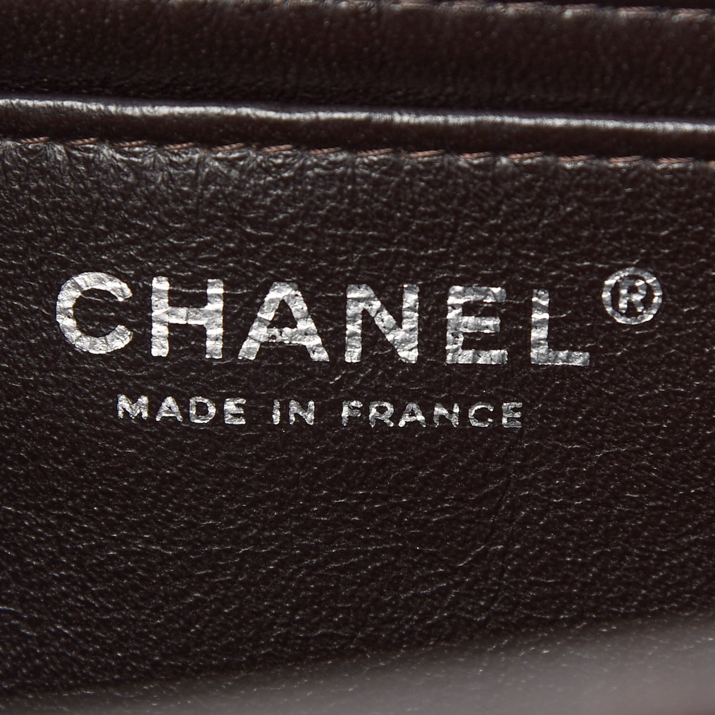 Caviar Quilted Jumbo Single Flap Dark Brown